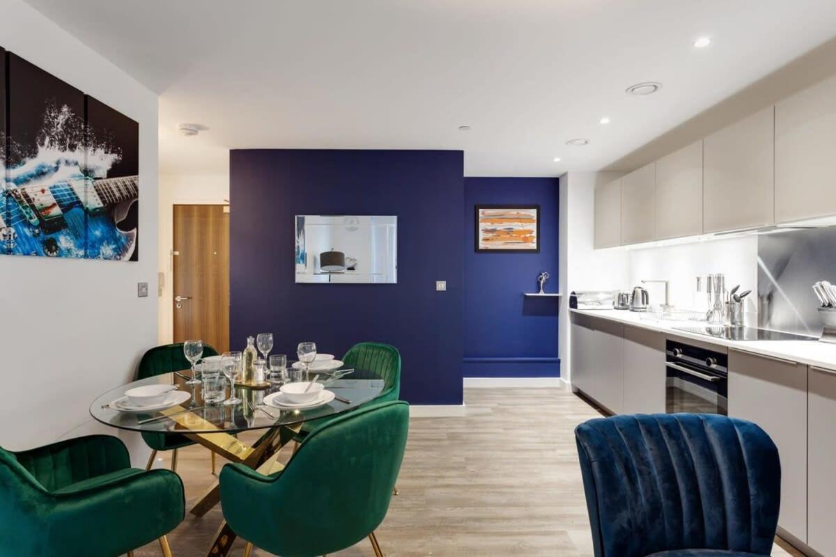 Stunning Modern 1Br Flat In Central Birmingham Bagian luar foto